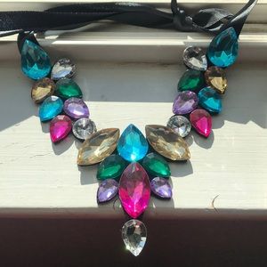 Beautiful color statement piece necklace.